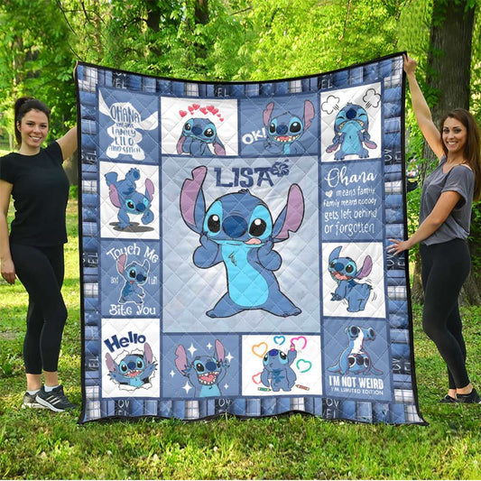 Ohana Means Family - Personalized Ohana Quilt