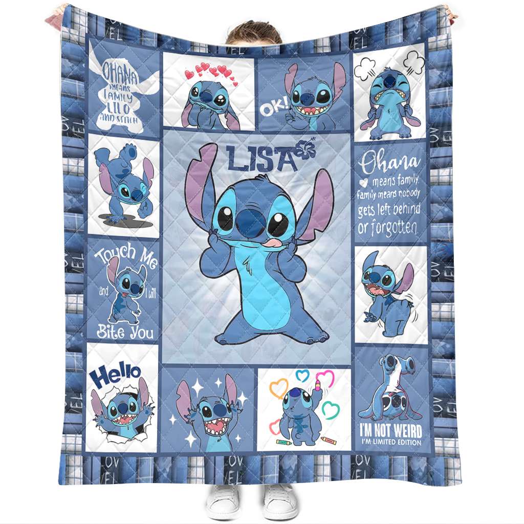 Ohana Means Family - Personalized Ohana Quilt
