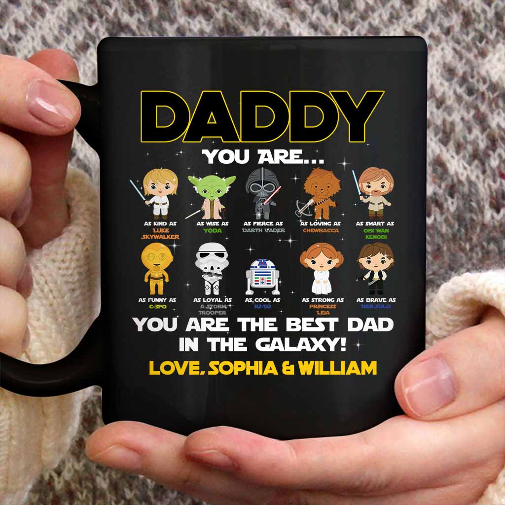 Daddy You Are - Personalized Father's Day The Force Mug