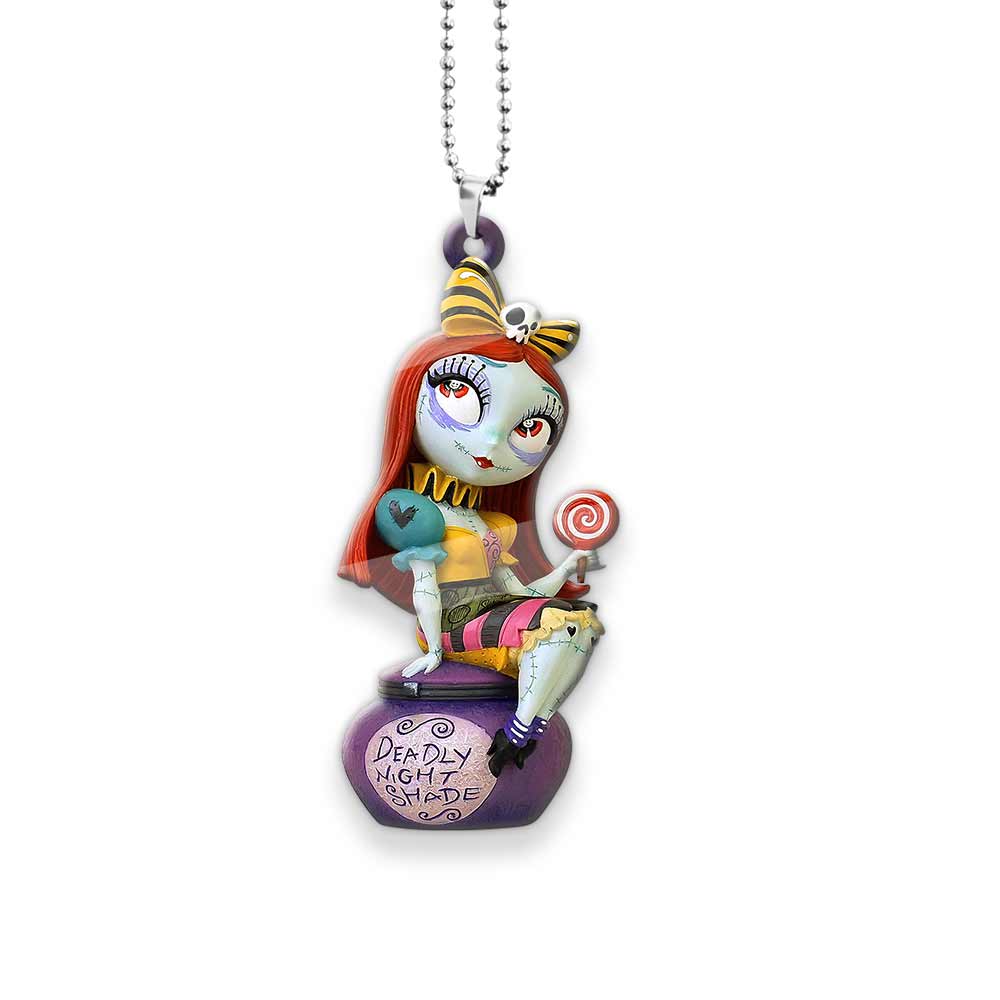 Deadly Night Shade - Nightmare Car ornament (Printed On Both Sides)