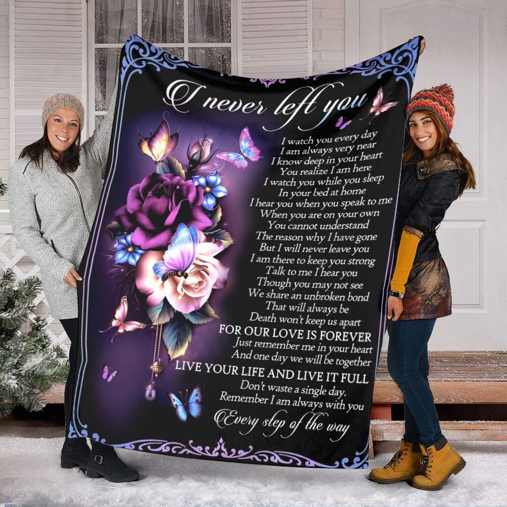 Never Left You - Memorial Blanket