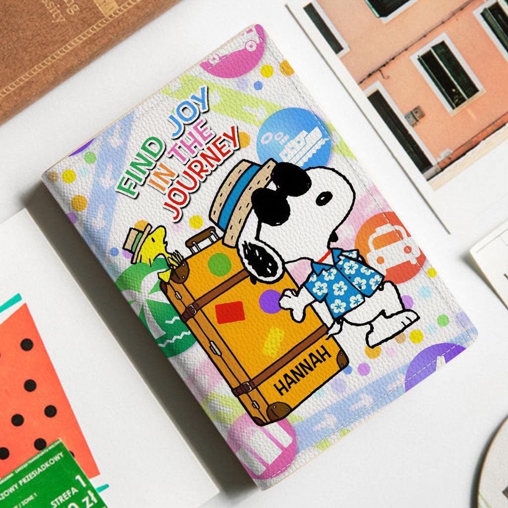 Find Joy In The Journey - Personalized Passport Holder