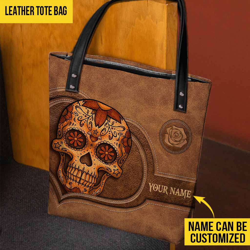 Skull Personalized Tote Bag