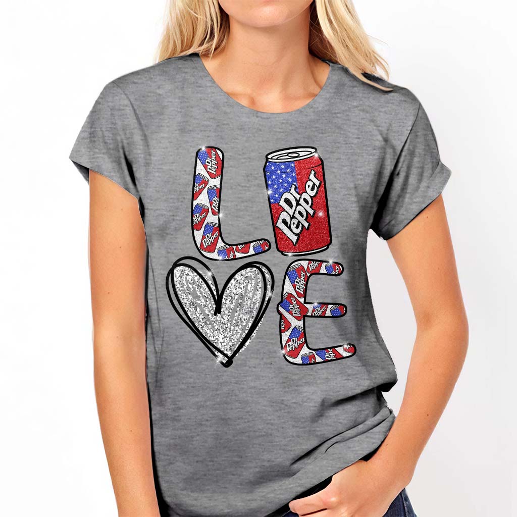 Love Summer Patriotic Texas Drink T-shirt and Hoodie