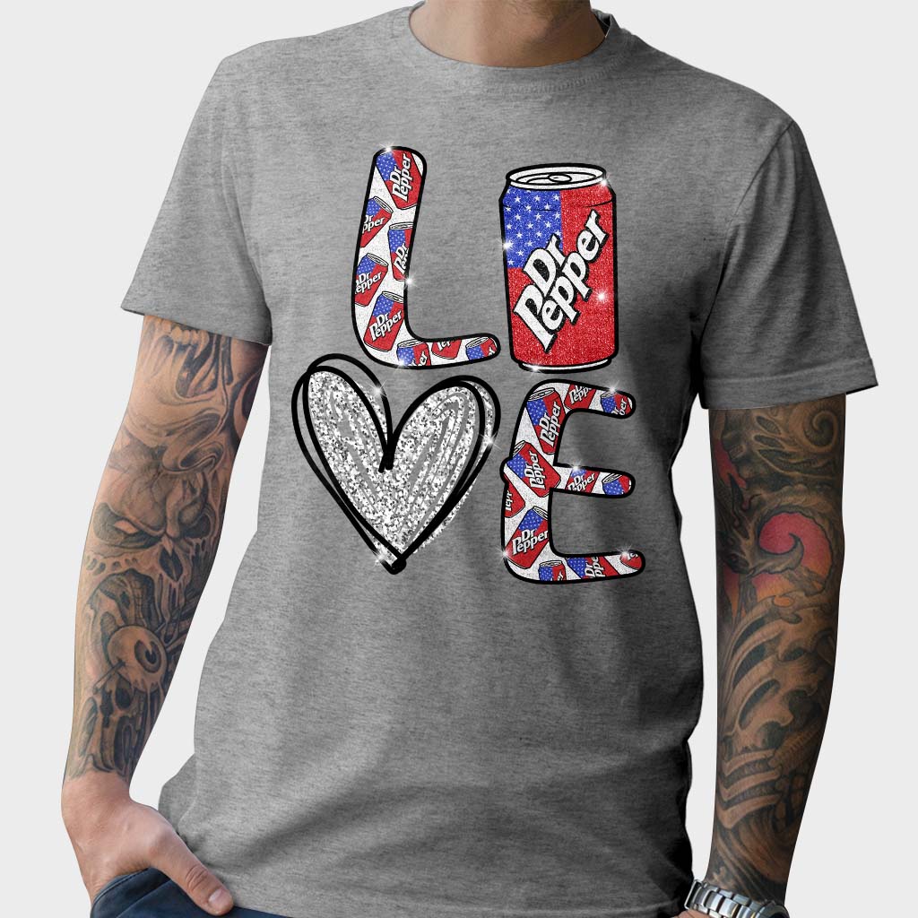 Love Summer Patriotic Texas Drink T-shirt and Hoodie