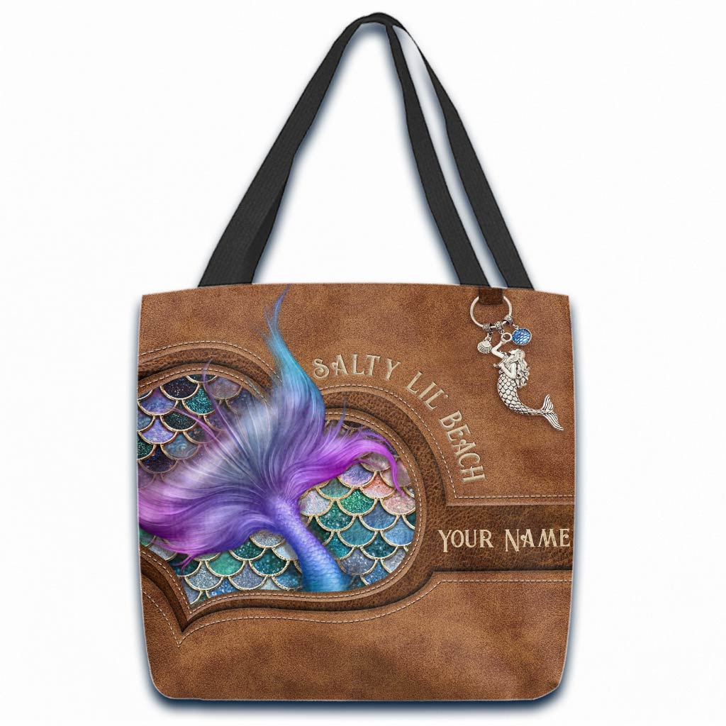Love Mermaid Personalized  Tote Bag