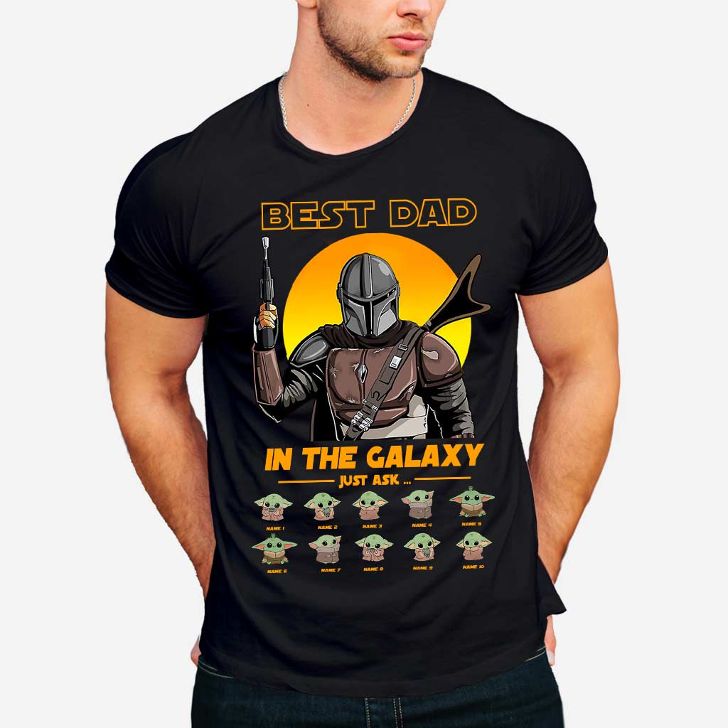 Best Dad In The Galaxy - Personalized Father's Day T-shirt and Hoodie