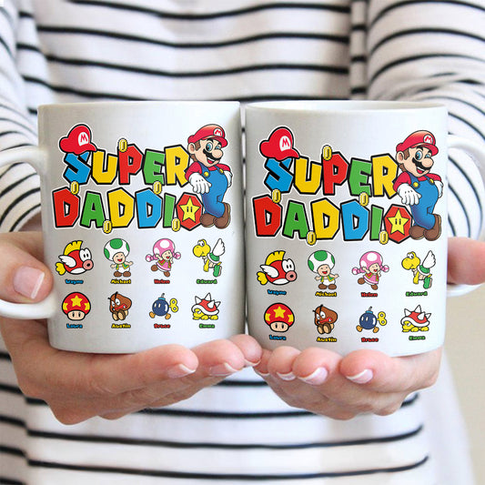 Super Daddio - Personalized Super Plumber Mug