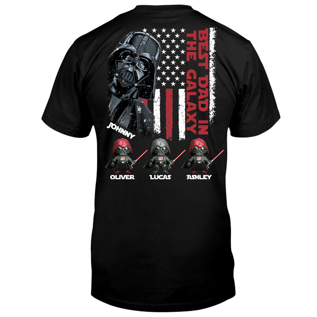 Best Dad In The Galaxy Just Ask - Personalized The Force T-shirt and Hoodie