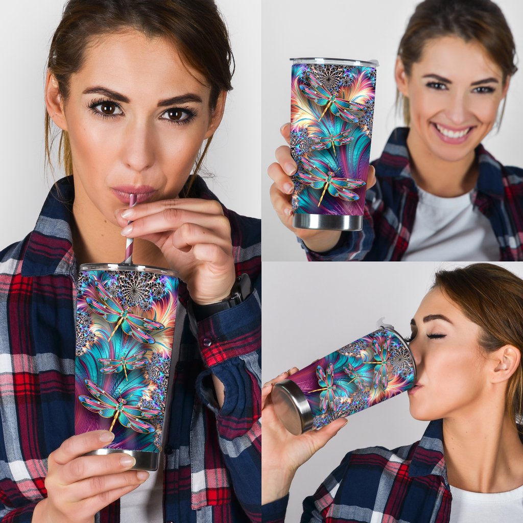 Magic Dragonflies Tumbler