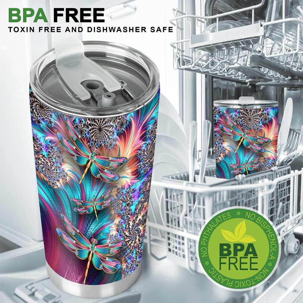 Magic Dragonflies Tumbler