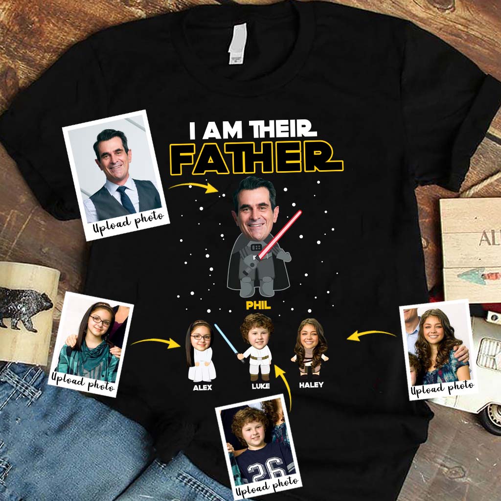 I Am Their Father - Personalized Father's Day Father T-shirt and Hoodie