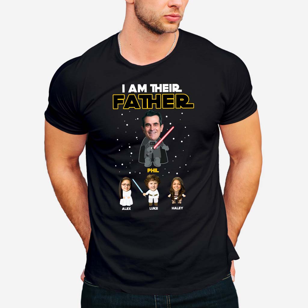 I Am Their Father - Personalized Father's Day Father T-shirt and Hoodie