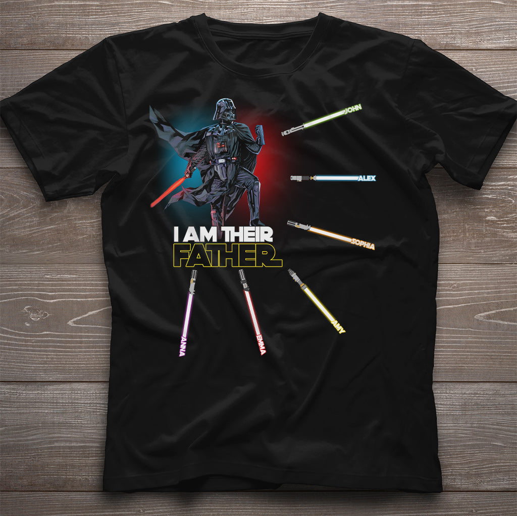I Am Their Father - Personalized The Force T-shirt and Hoodie