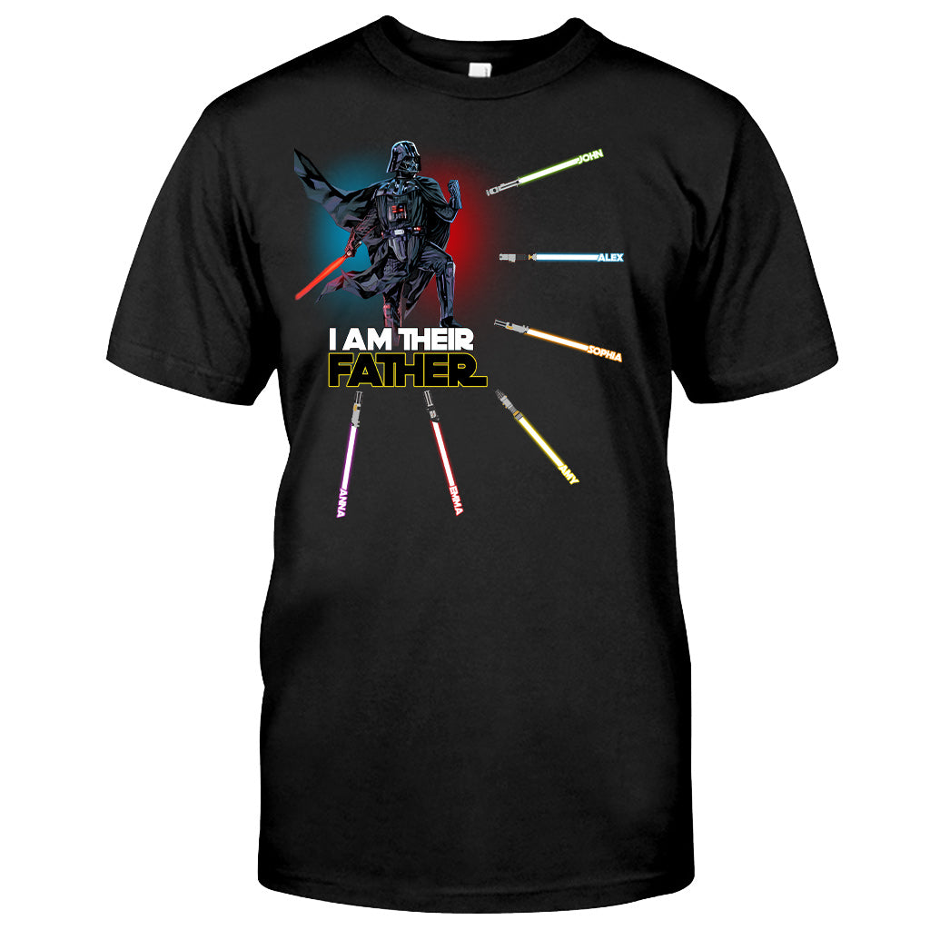 I Am Their Father - Personalized The Force T-shirt and Hoodie