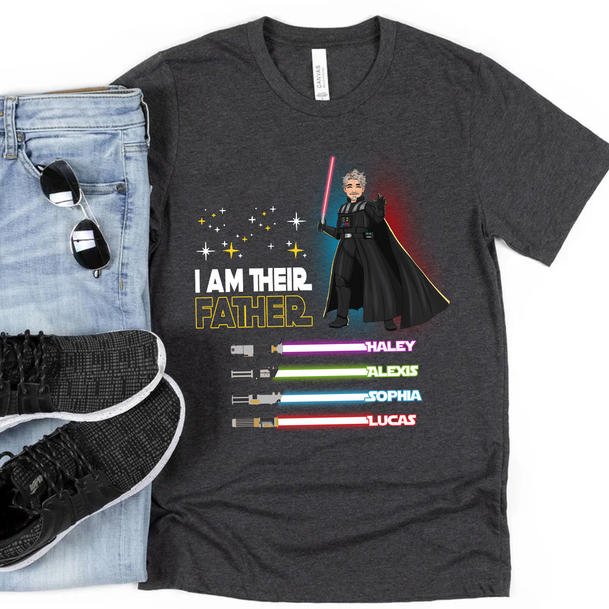 I'm Their Father - Personalized Father T-shirt and Hoodie