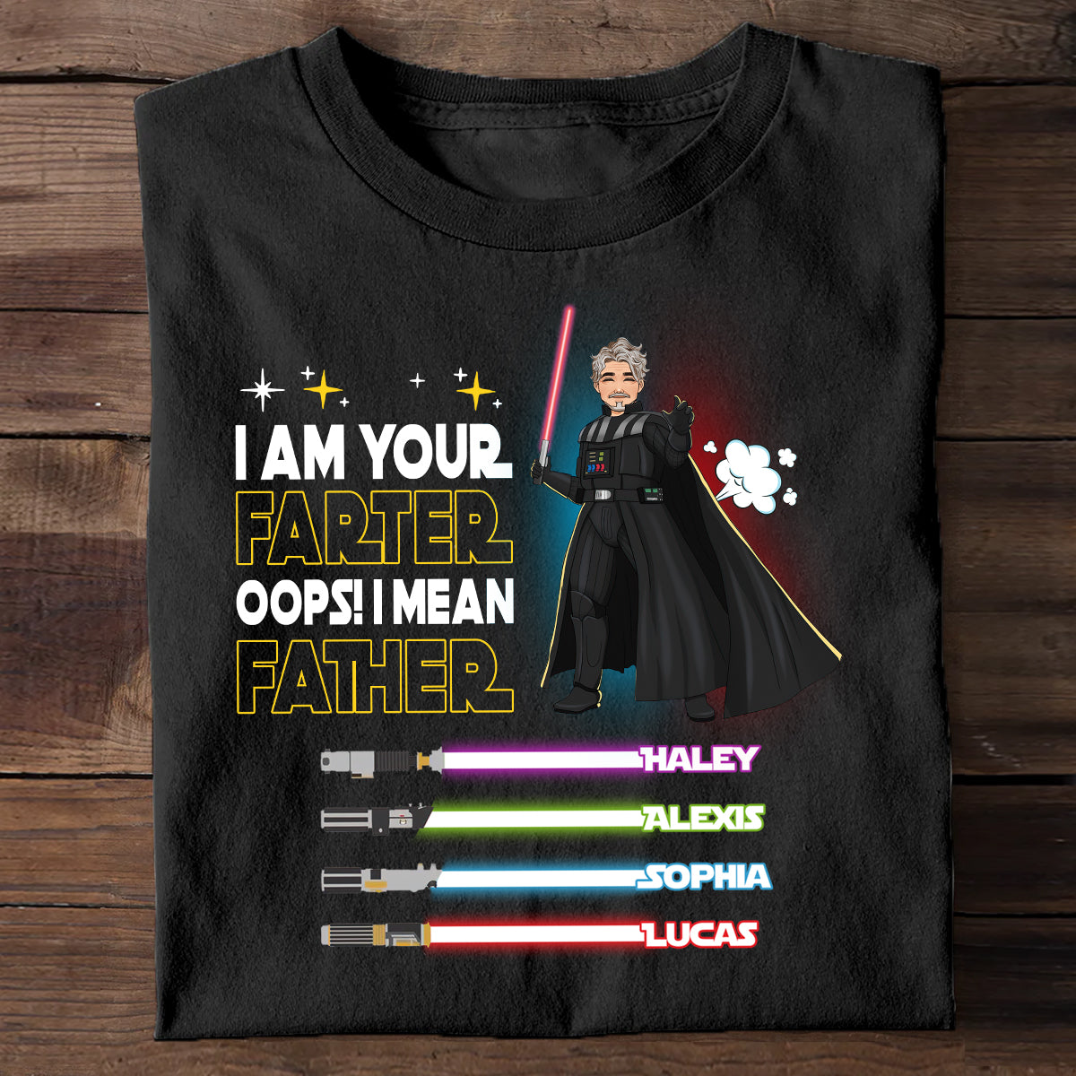 I'm Their Farter - Personalized Father T-shirt and Hoodie