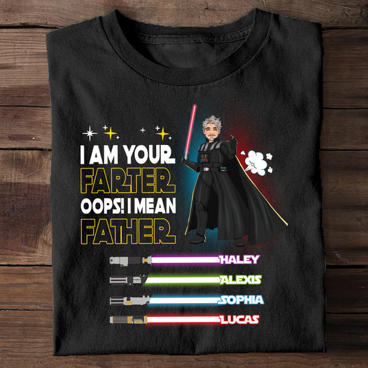 I'm Their Farter - Personalized Father T-shirt and Hoodie