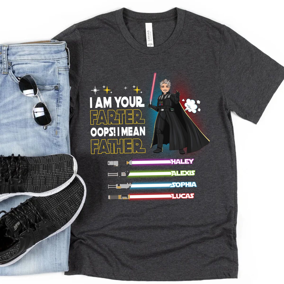 I'm Their Farter - Personalized Father T-shirt and Hoodie