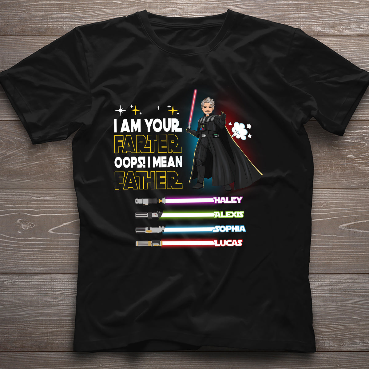 I'm Their Farter - Personalized Father T-shirt and Hoodie