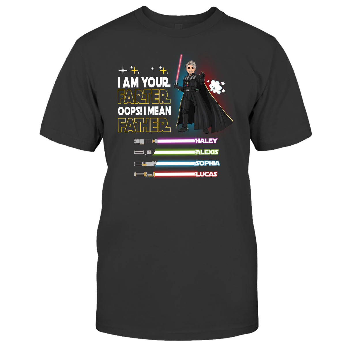 I'm Their Farter - Personalized Father T-shirt and Hoodie