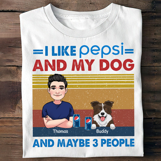 I Like My Drink - Personalized Blue Soft Drink T-shirt and Hoodie