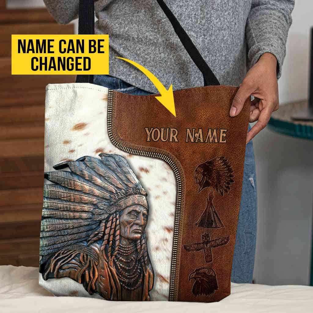Indigenous Personalized American Indian Tote Bag