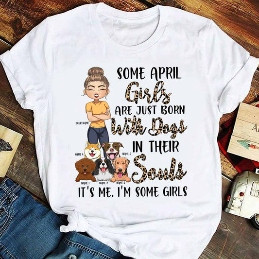 Born With Dogs In My Soul - Personalized Dog T-shirt and Hoodie