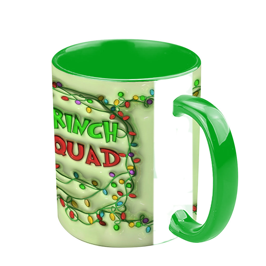 Green Squad With Dog Cat - Personalized Dog Accent Mug
