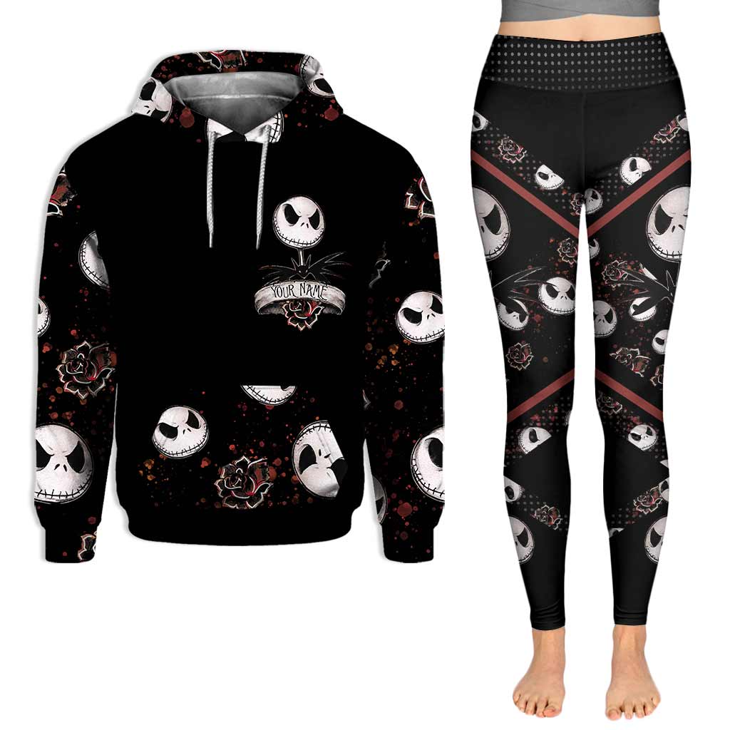 Into The Darkness I Go - Personalized Nightmare Hoodie And Leggings