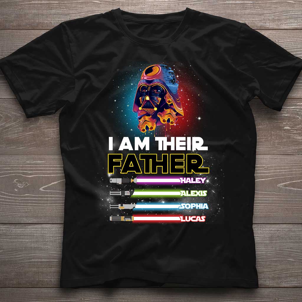 I Am Their Father - Personalized Father's day The Force T-shirt and Hoodie