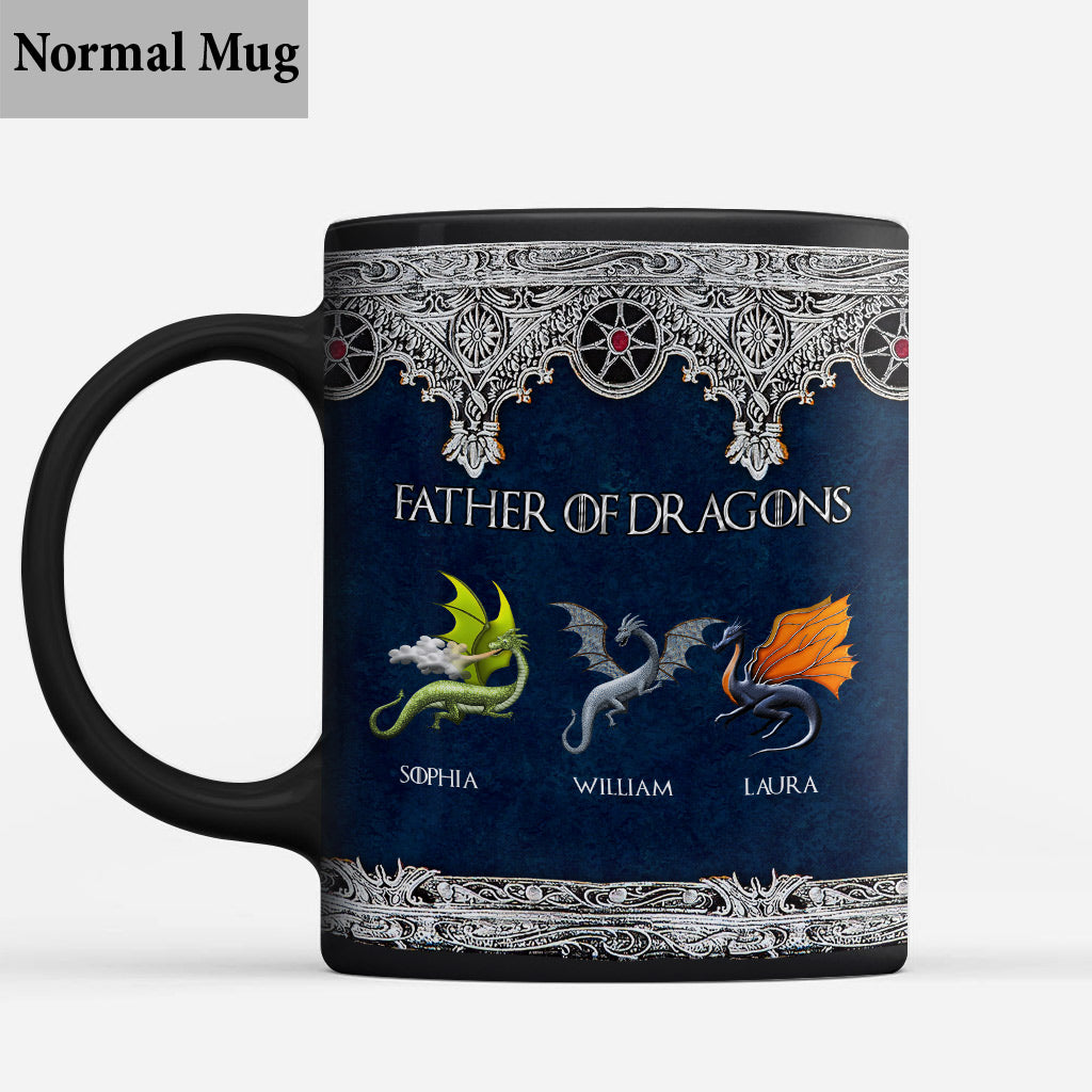Father Of Dragons - Personalized Thrones Game Mug