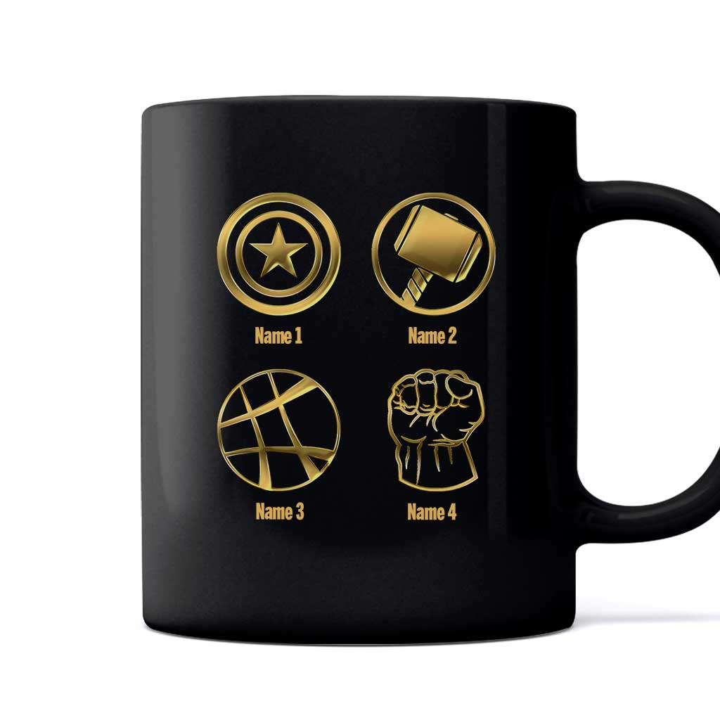 Father Of Superheroes - Personalized Father's Day Mug