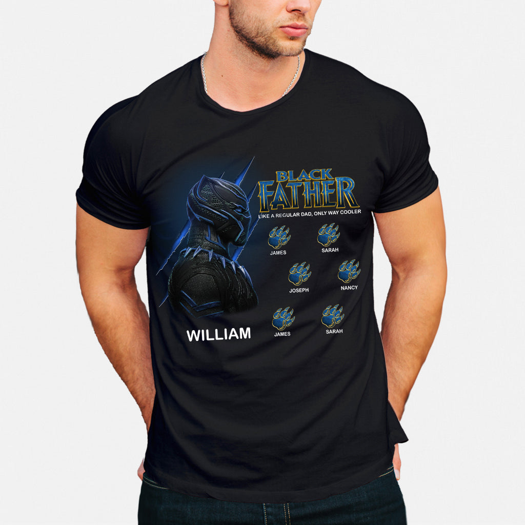 Black Father Cooler - Personalized Marvelous Universe T-shirt and Hoodie
