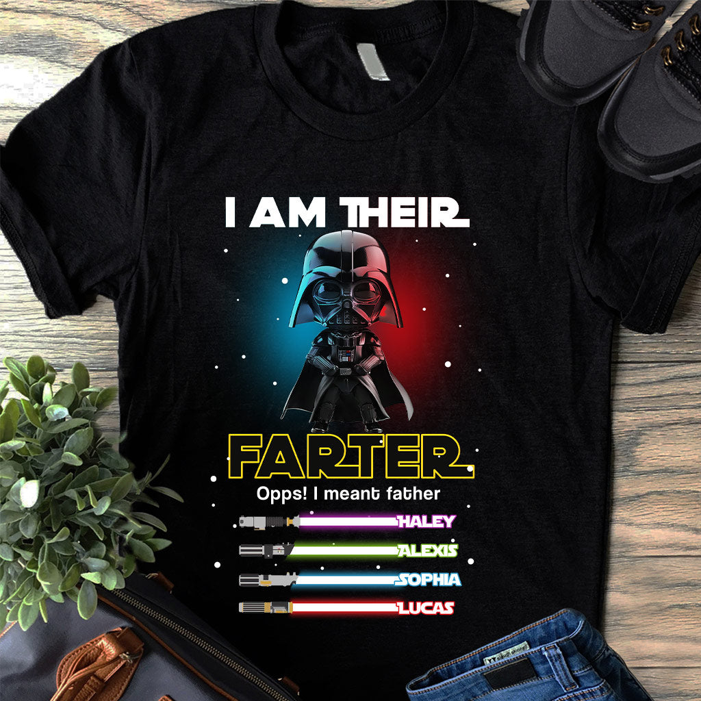 I Am Their Father - Personalized Father's Day T-shirt and Hoodie