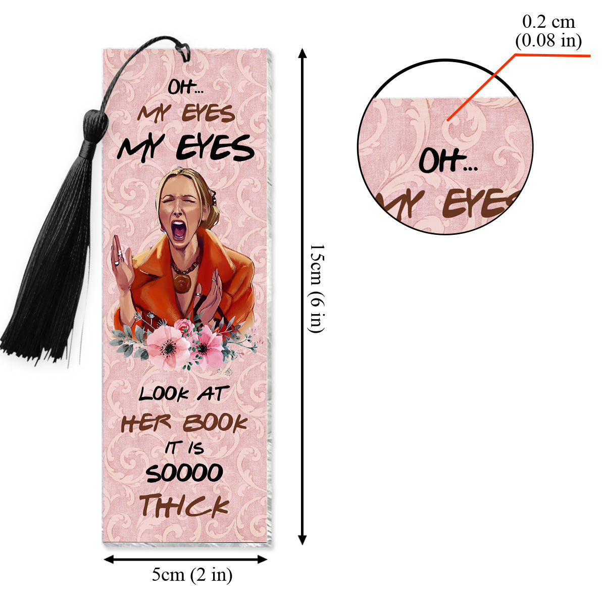 Oh My Eyes Bookmark (Printed On Both Sides)