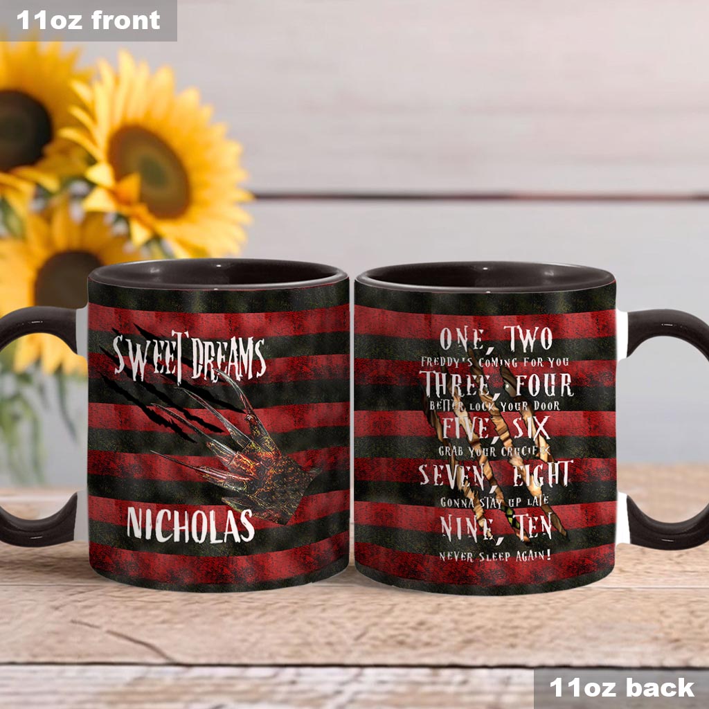 Sweet Dreams - Personalized Sweet Dreams Accent Mug