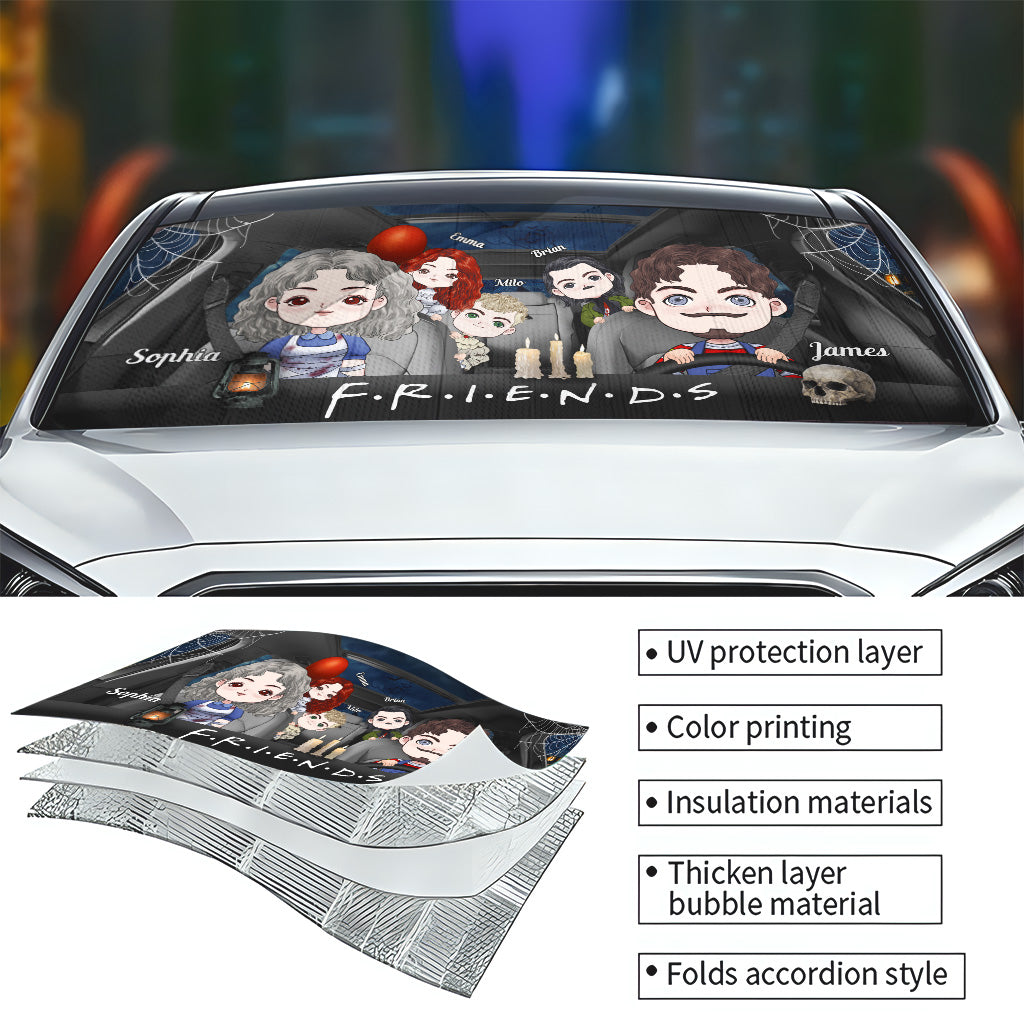 Friends - Personalized Car Sunshade