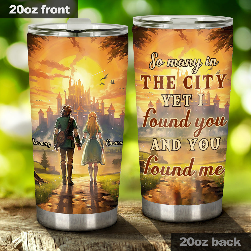 So Many In The City - Personalized The Hero's Legend Tumbler