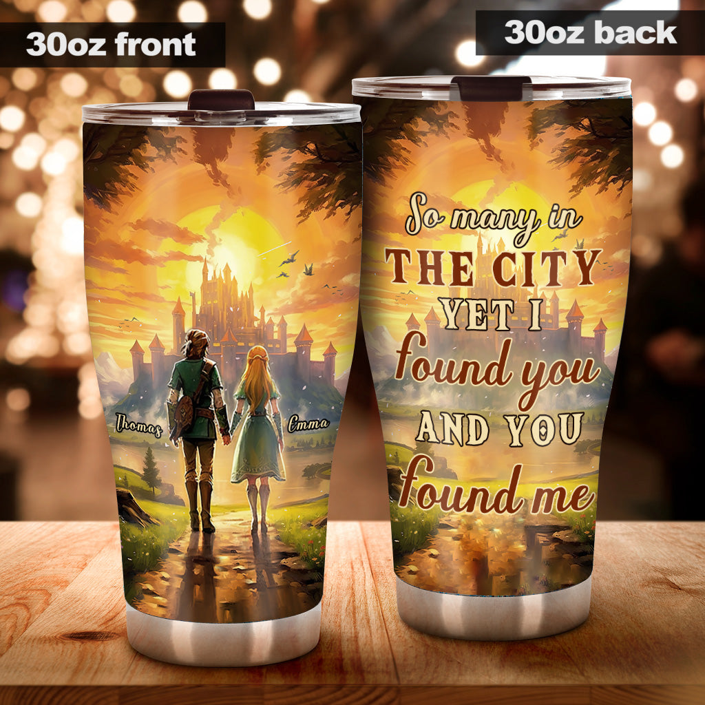 So Many In The City - Personalized The Hero's Legend Tumbler