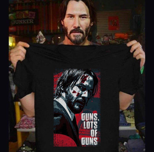 Lots Of Guns The Hitman T-shirt and Hoodie 0523