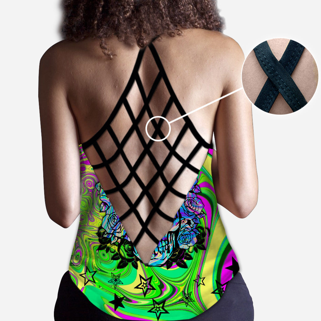 Love Skulls - Cross Tank Top