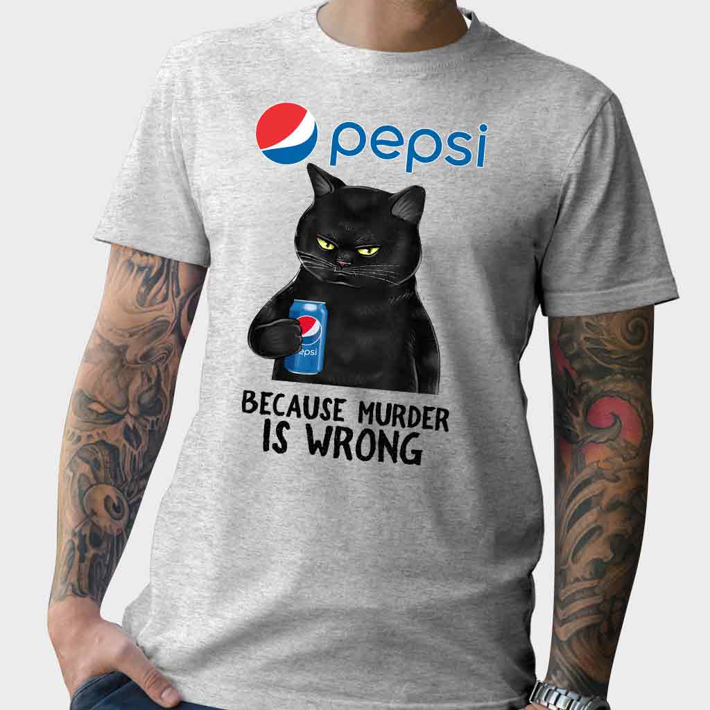 Because Murder Is Wrong Blue Soft Drink T-shirt and Hoodie