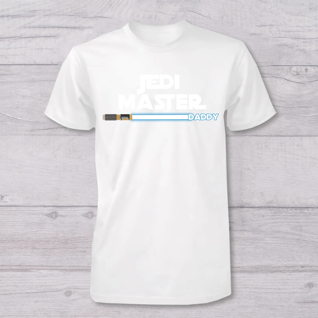 First Father's Day - Personalized The Force T-shirt And Baby Onesie