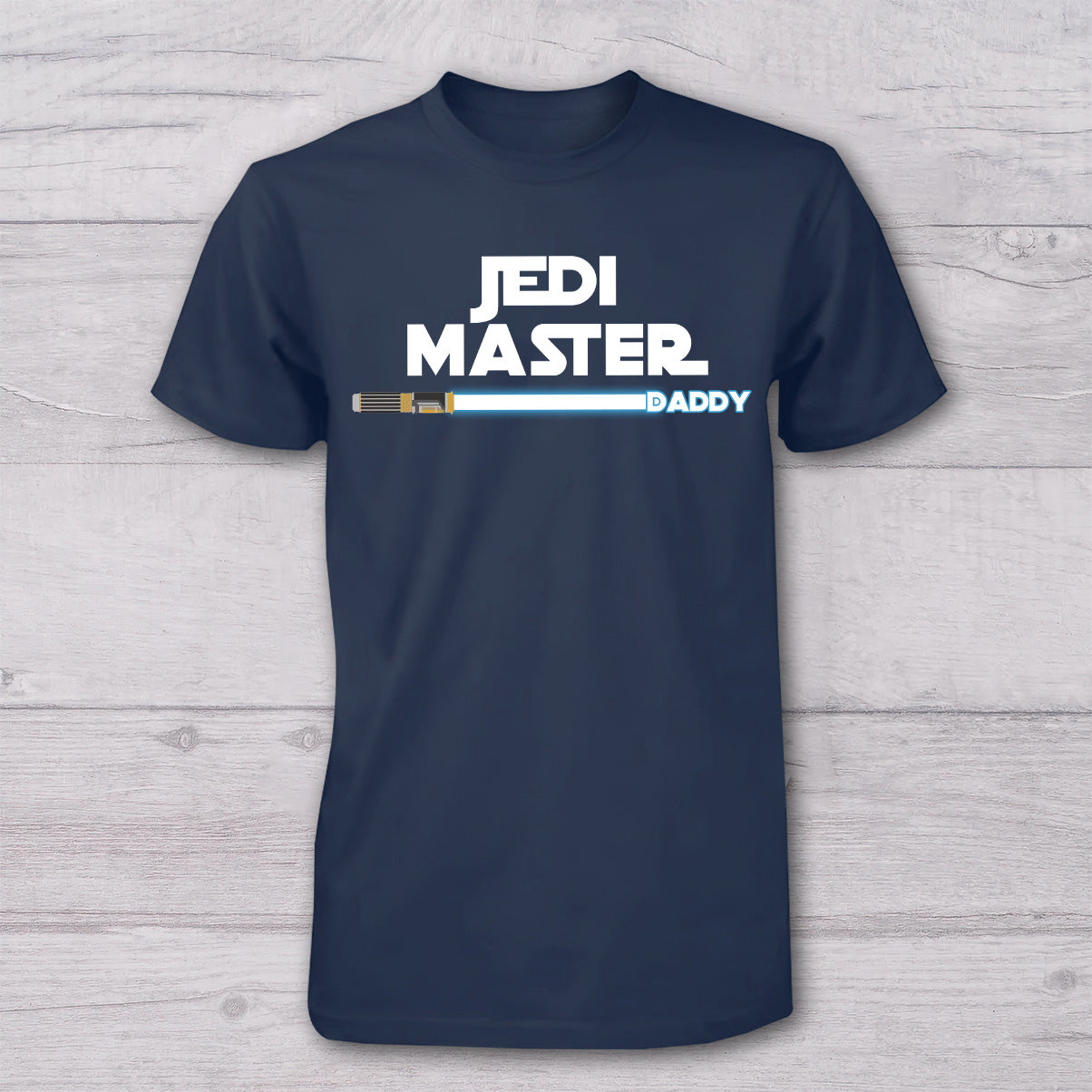 First Father's Day - Personalized The Force T-shirt And Baby Onesie