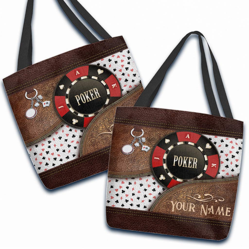 Love Poker Personalized Tote Bag