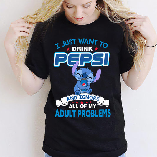 I Just Want To Drink - Blue Soft Drink T-shirt and Hoodie