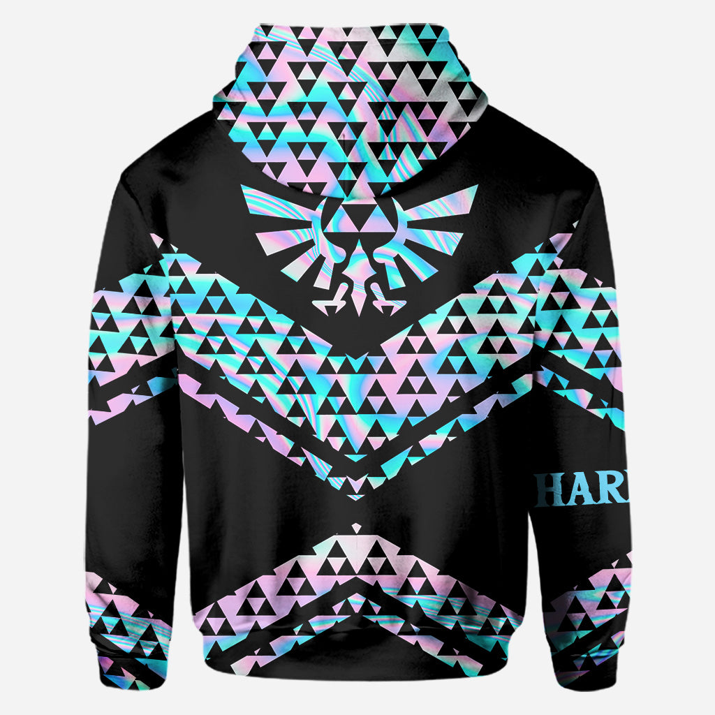 Triforce Hologram - Personalized The Hero's Legend All Over Shirt