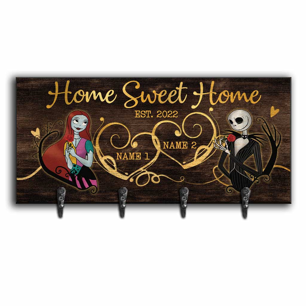 Home Is Where You Hang Your Heart - Personalized Nightmare Key Rack