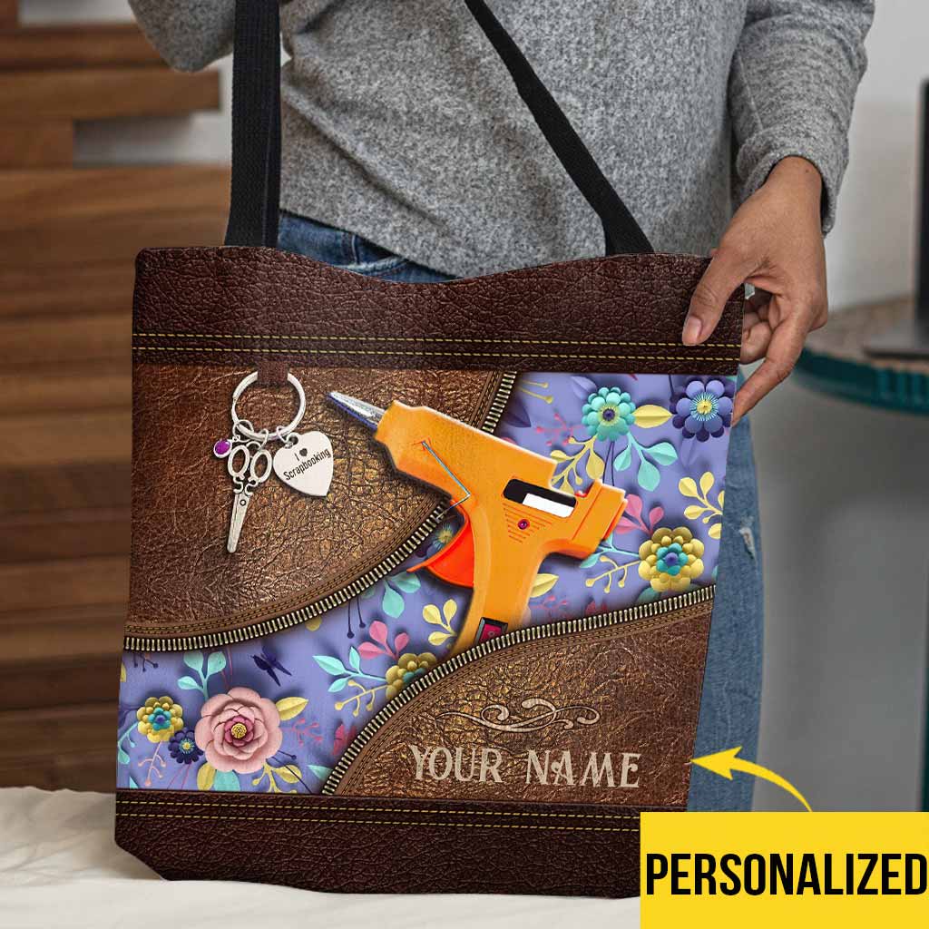 Scrapbook Life Personalized  Tote Bag